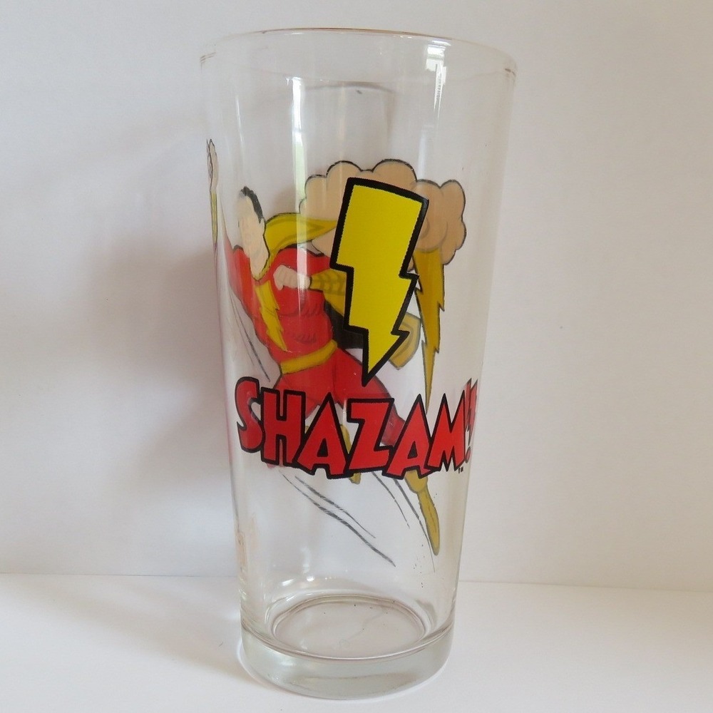 Vintage 1978 Pepsi Collector Series Shazam DC Comics Drinking Glass Tumbler - Picture 2 of 5